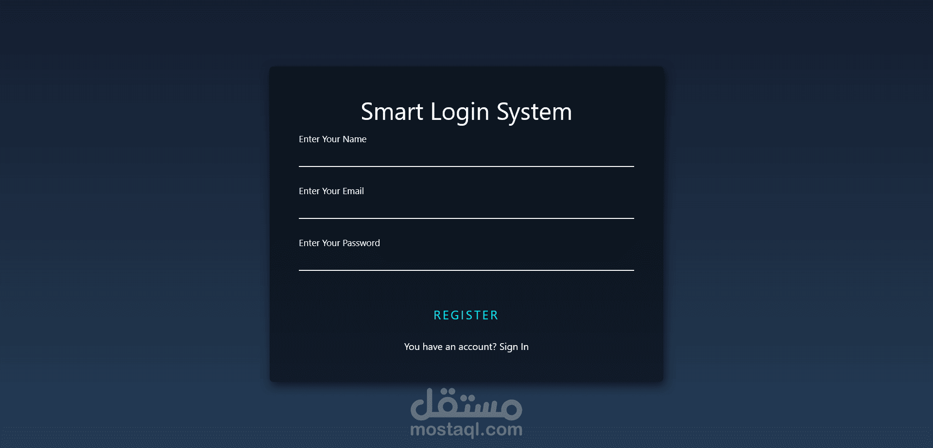Smart Login | مستقل
