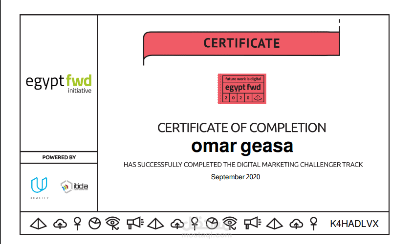 My certificates | مستقل