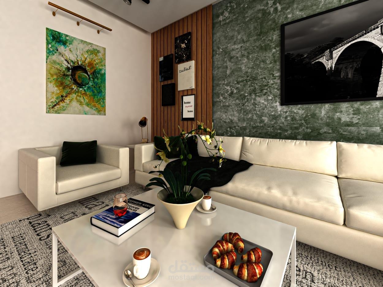 Modern Interior Design for a living room | مستقل