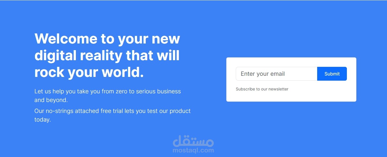 Responsive Landing Pages using HTML CSS Bootstrap | مستقل