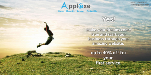 إنشاء و تصميم موقع شركة Applexe LCC لخدمات الويب و البرمجيات