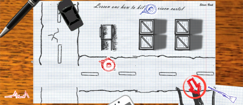 تصميم لعبة PaperWar 2D