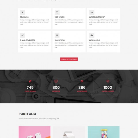 Parallax website