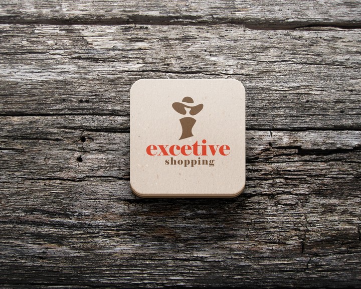 شعار موقع "Excetive Shopping" للتسويق والموضة