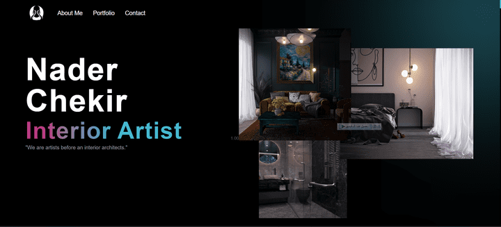 Portfolio for Interior Architecture | معرض اعمال و سيرة ذاتية