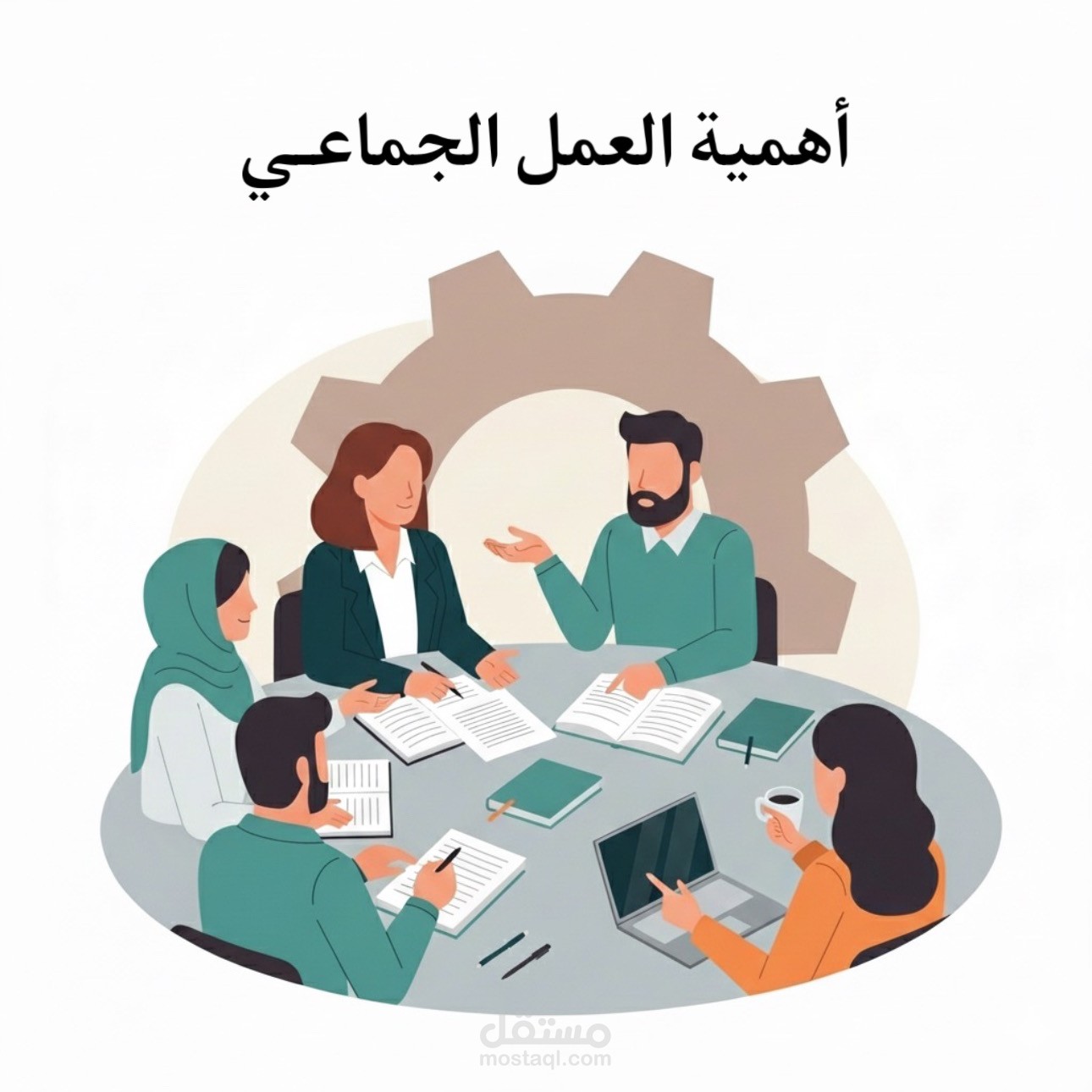 “تقرير منسق: أهمية العمل الجماعي في بيئة العمل”