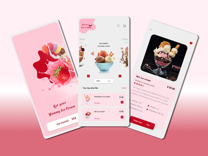 Ice Cream app [UI/UX]