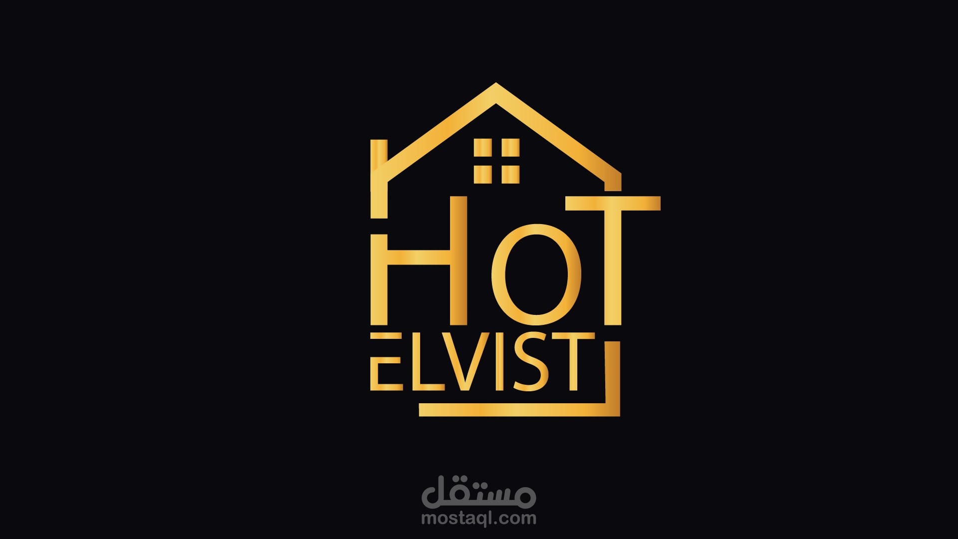 تصميم شعار باسم Hotelvist خاص بفندق