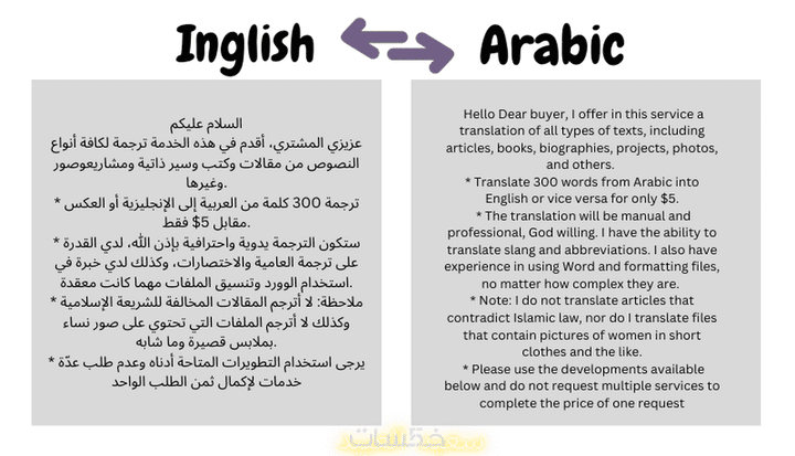 ترجمة وكاتبة محتوى