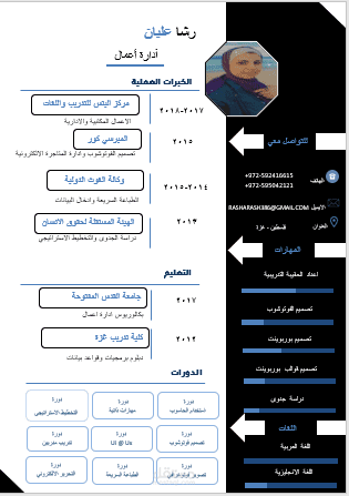 اعدادسيرة ذاتية