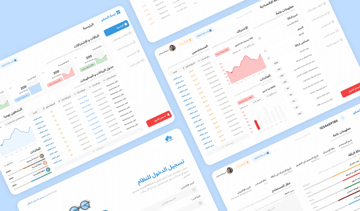 لوحة تحكم لتطبيق Cloud