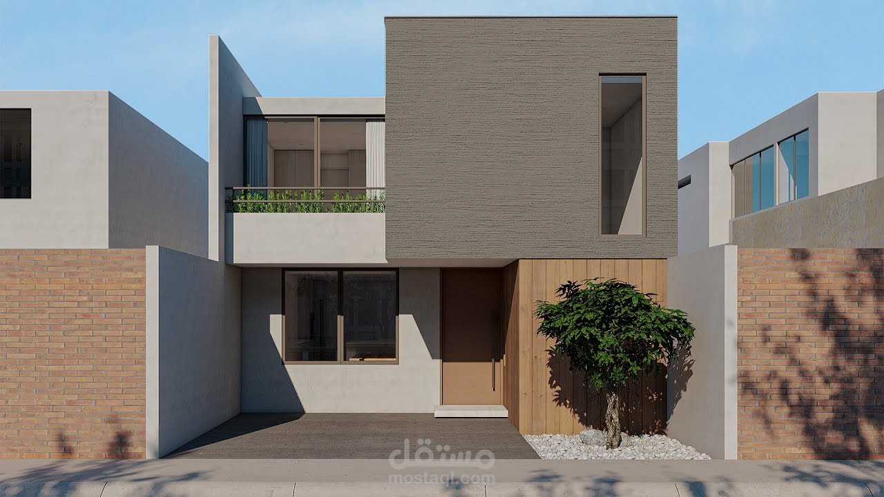 منزل 7x12 واجهة واحدة