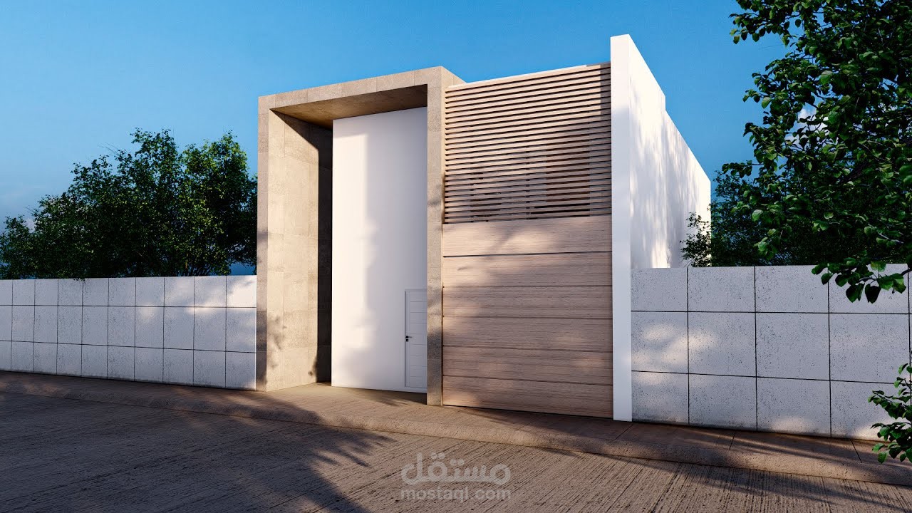 منزل 8x16 واجهة واحدة