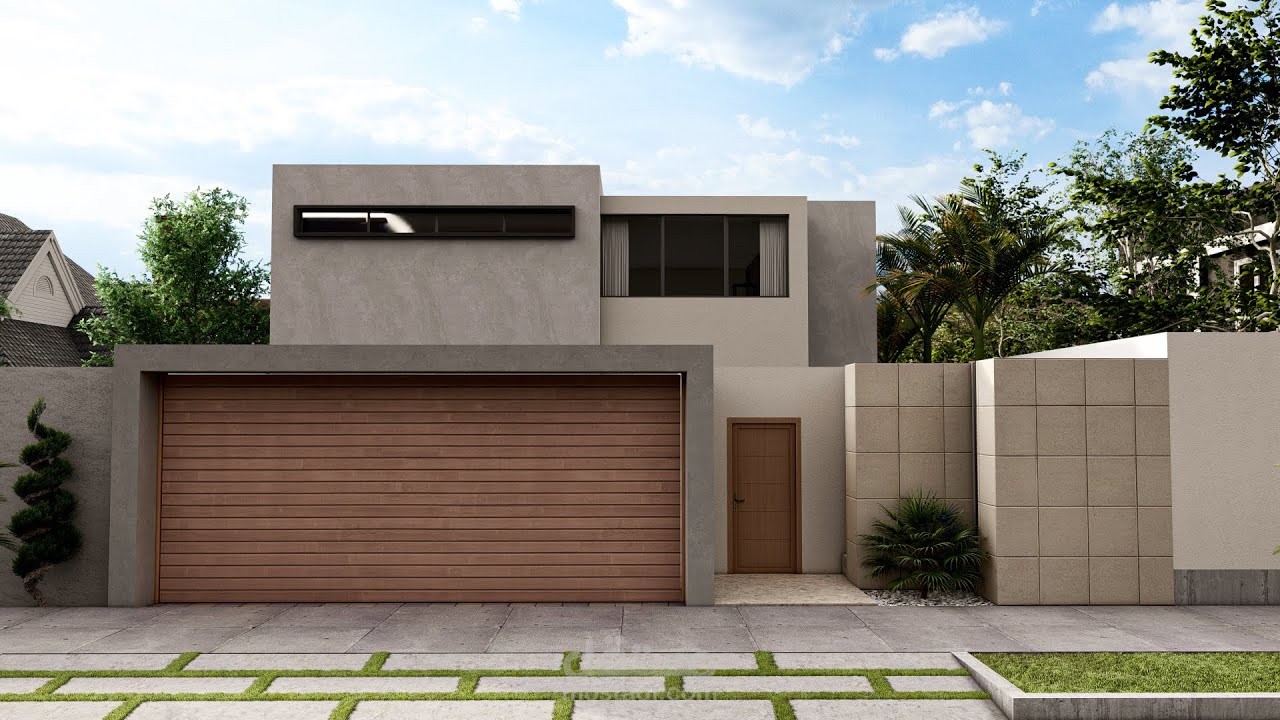 منزل 12x25 واجهة واحدة