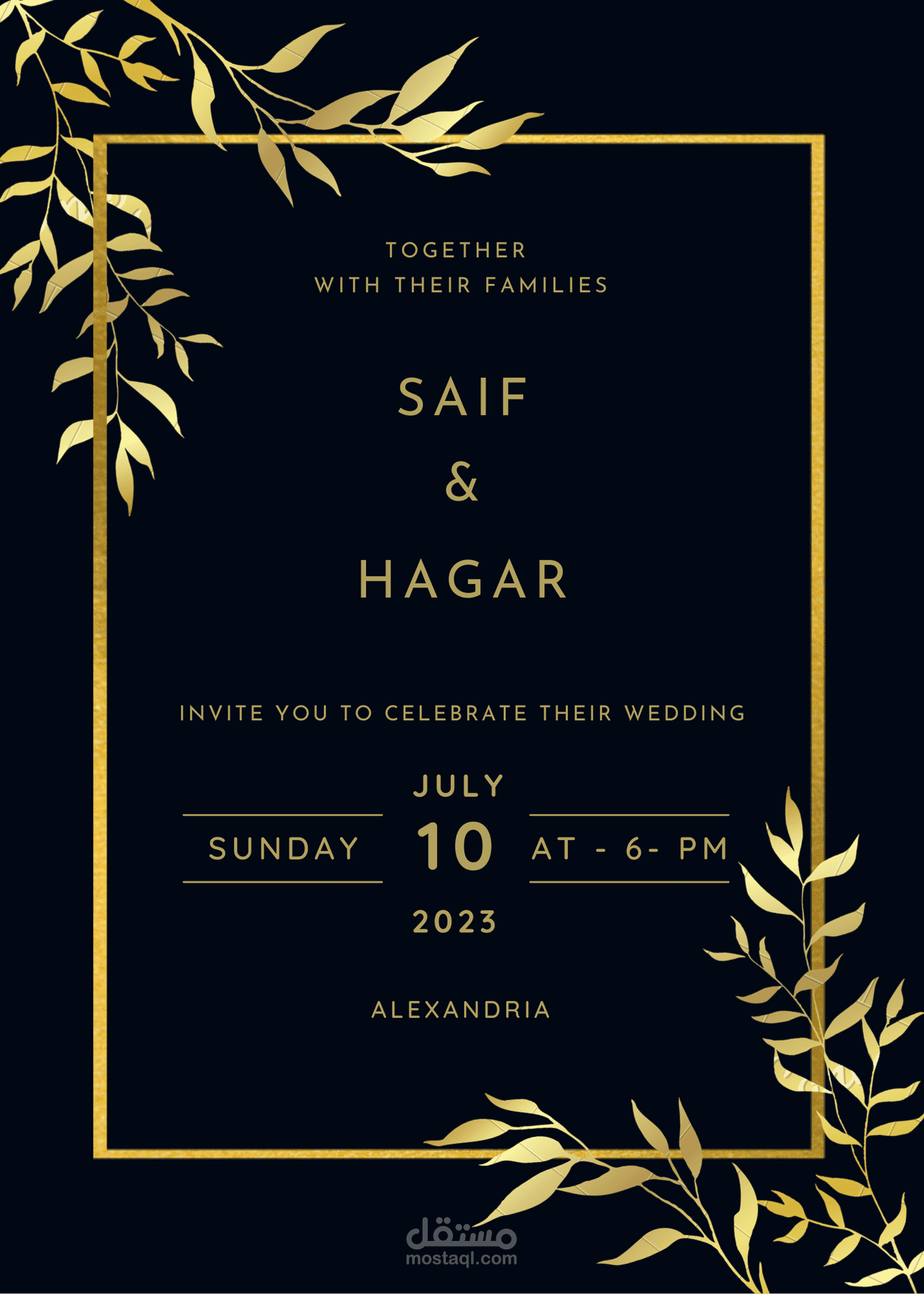 Wedding invitation