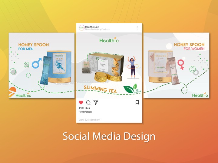 Social Media Design - Healthio