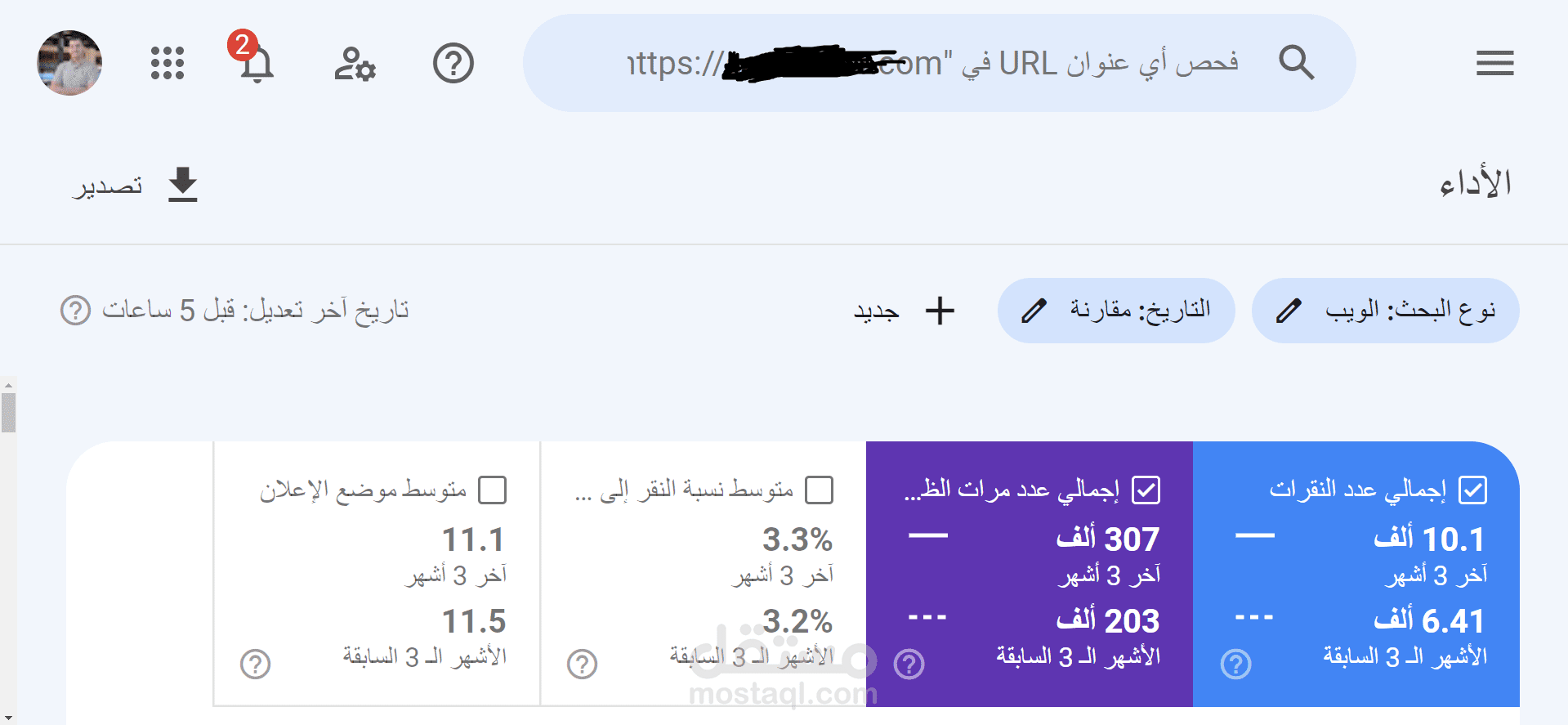 نتائج تحسين محركات البحث لموقع طبي