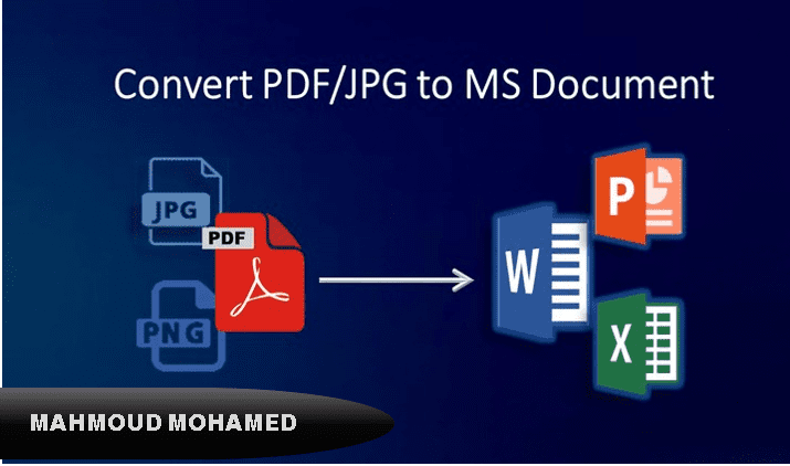 تحويل الملفات من PDF لـ WORD وصياغة المستندات  (أكثر من 30 ملف)