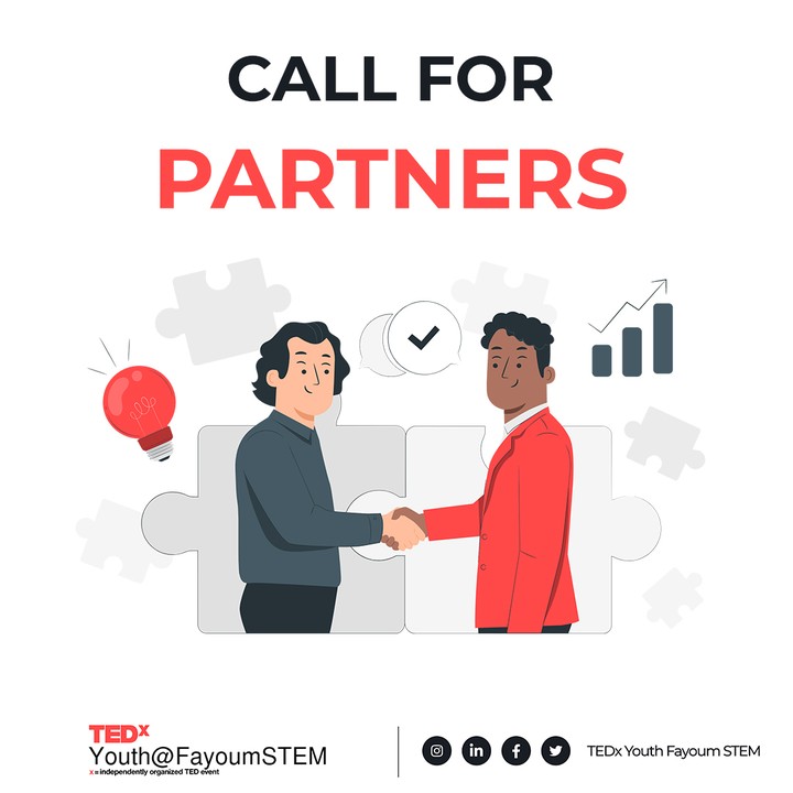 TEDx STEM Fayom post design (call for parteners)