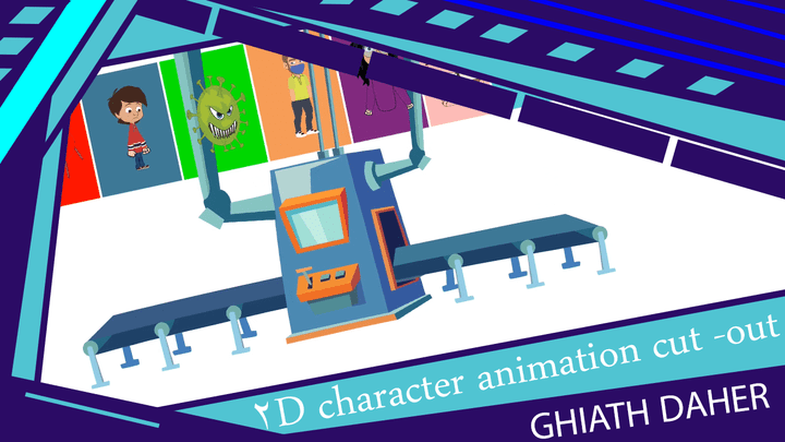 2D character animation cut -out