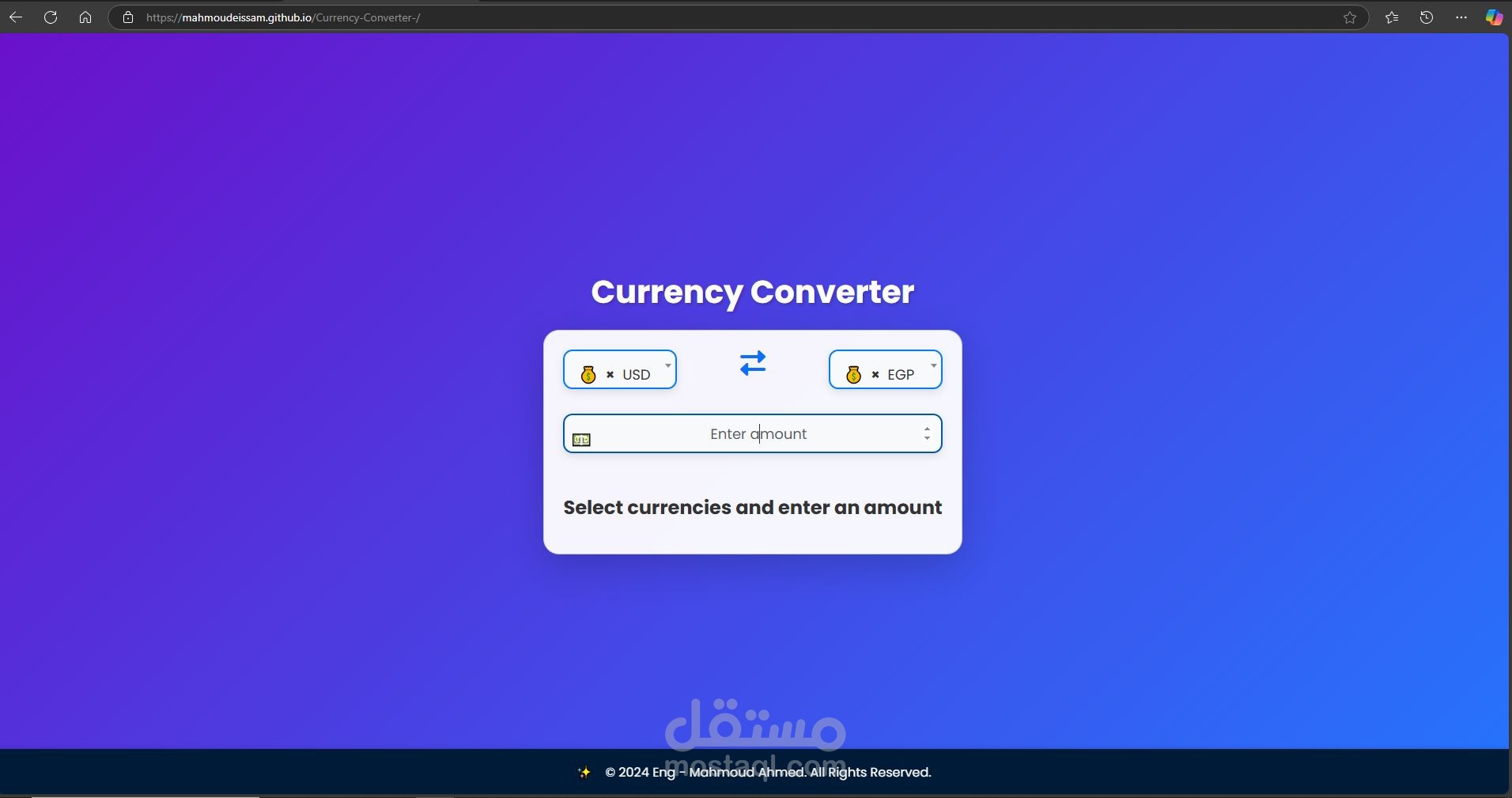 Currency Converter – Real-Time | مستقل