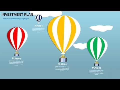 انفوجرافيك مميز  Hot Air Balloon باستخدام PowerPoint