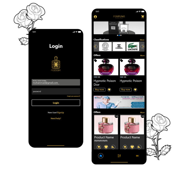 perfume shop app