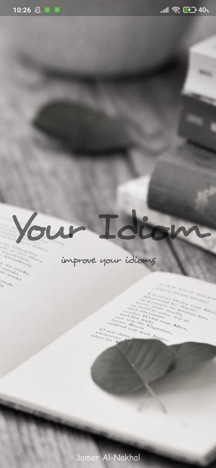 your idiom