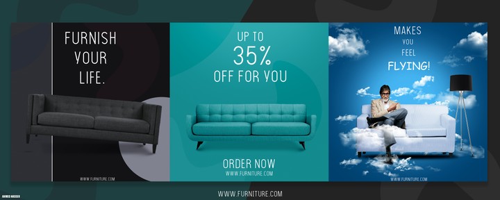 Social Media advertisement for a furniture company