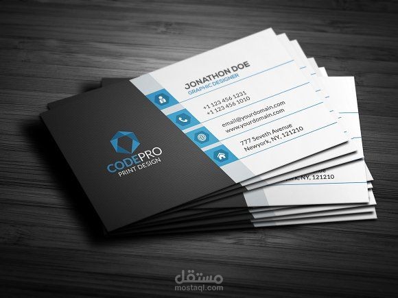 تصميم business cards