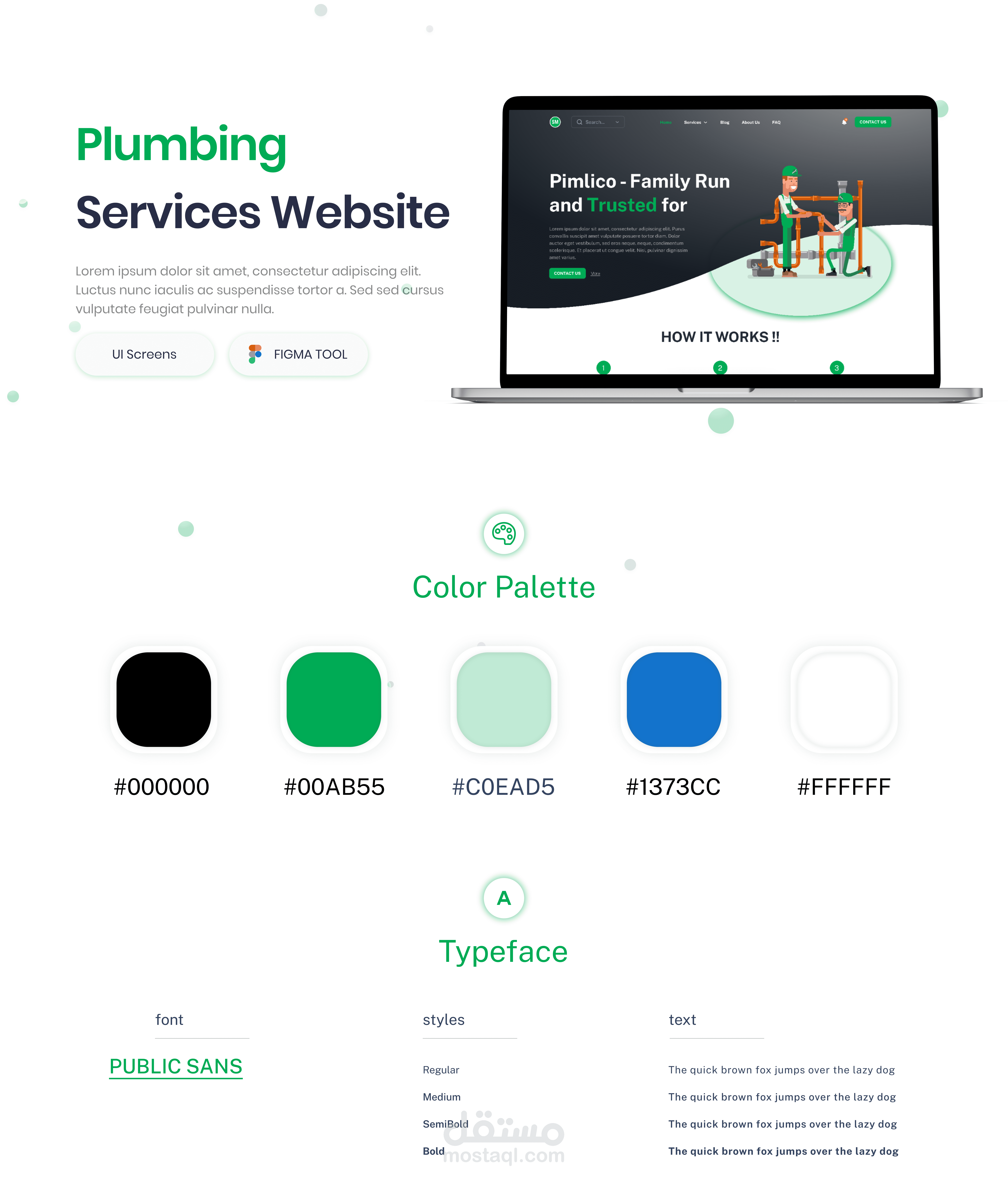 )Plumbing Services Website (UI