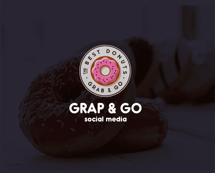 Donuts store social media designs