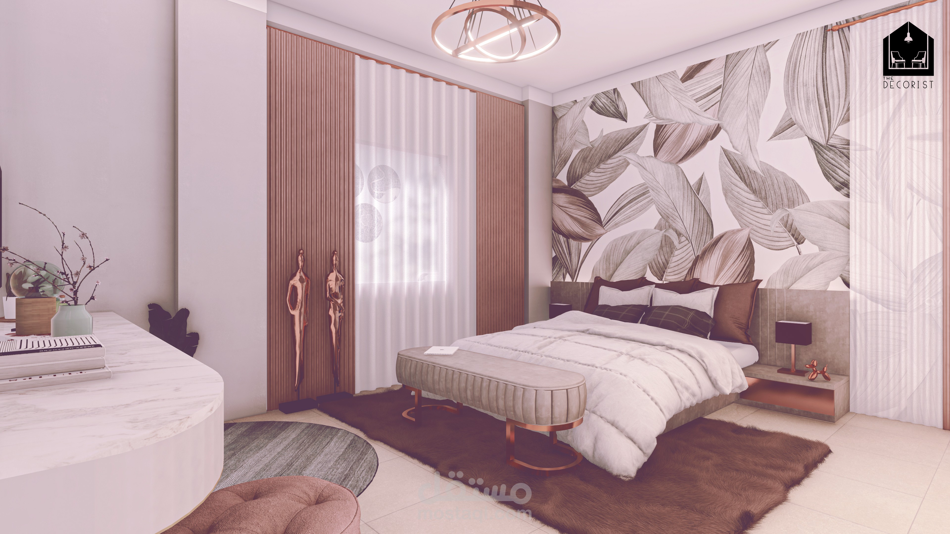 master bedroom ( غرفة نوم رئيسية )