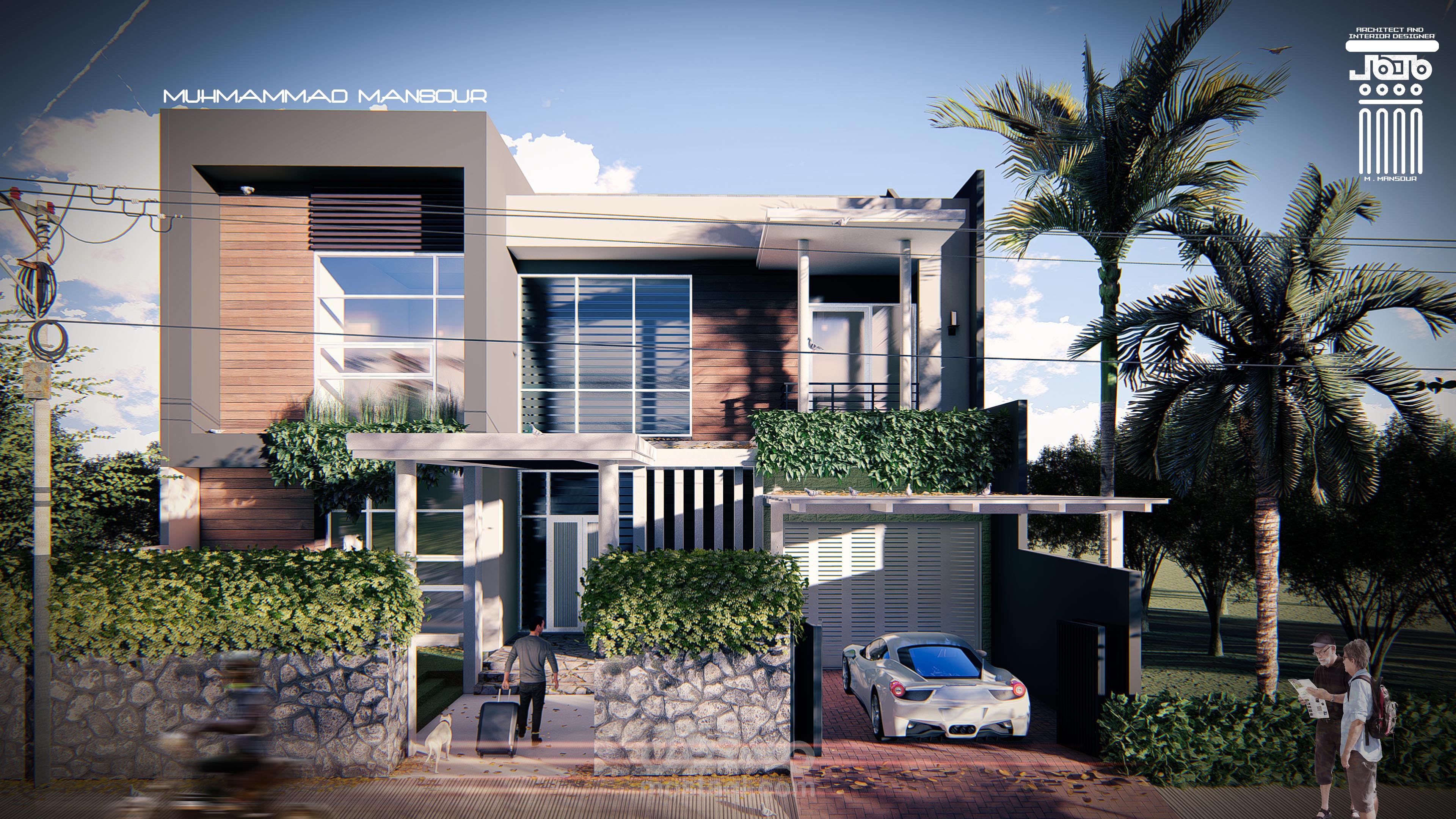 villa render