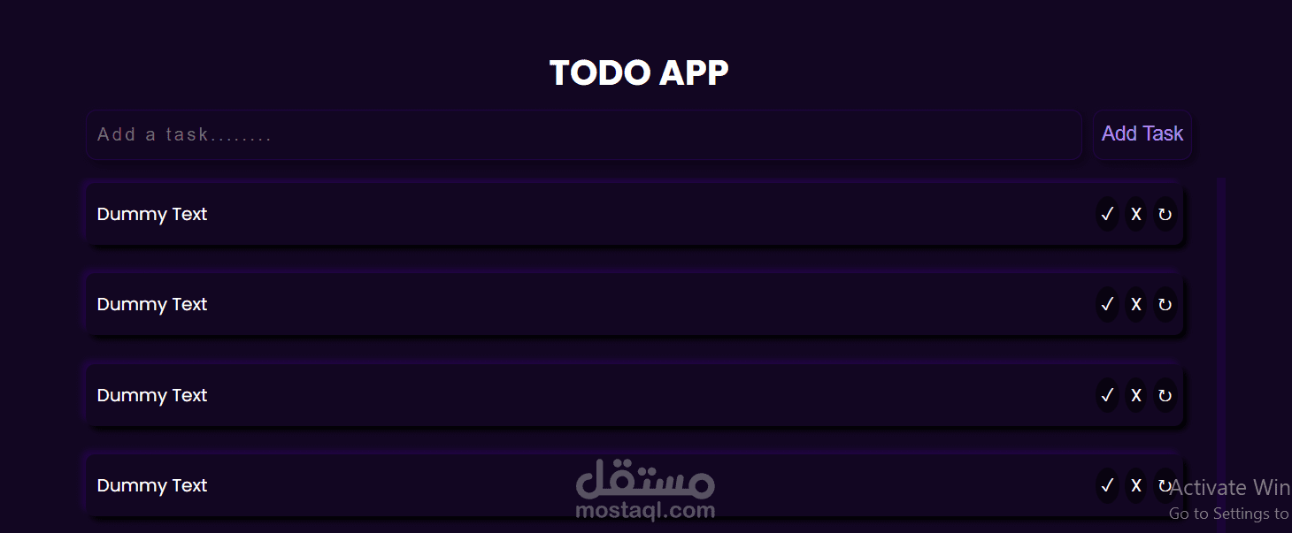 TO-DO List APP Project