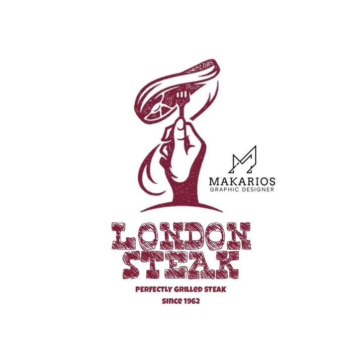 Steak shop logo