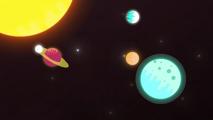 Simple planets animetion ️