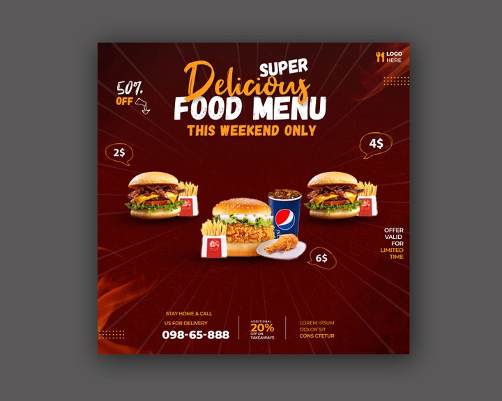 menu design