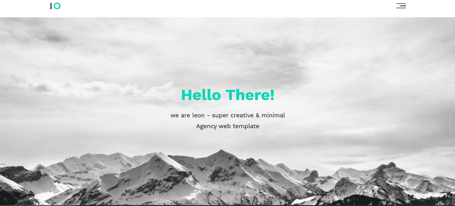 Agency web template