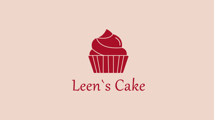 تصميم شعار لمحل "Leen`s Cake"