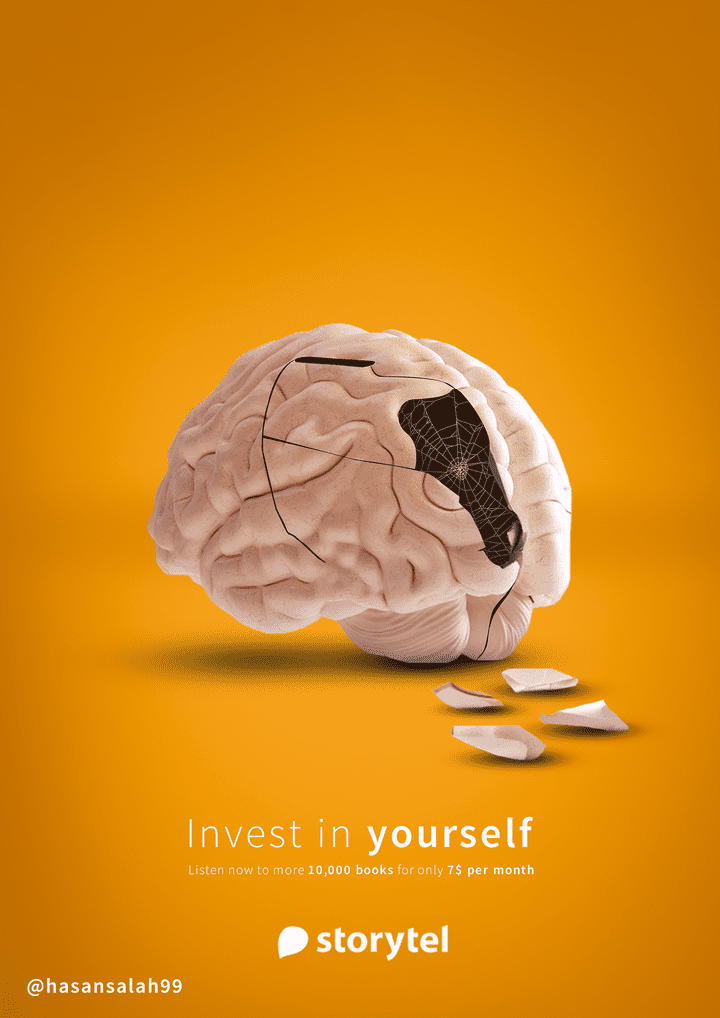 Invest in yourself | ad for Storytel
