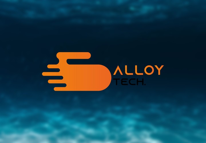 alloy tech submarine company logo design