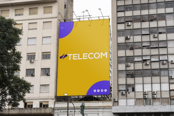 TELECOM logo design