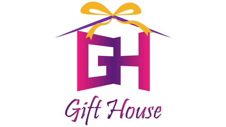 logo for store called " gift house "