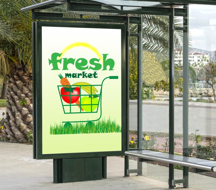 a supermarket called " fresh market "