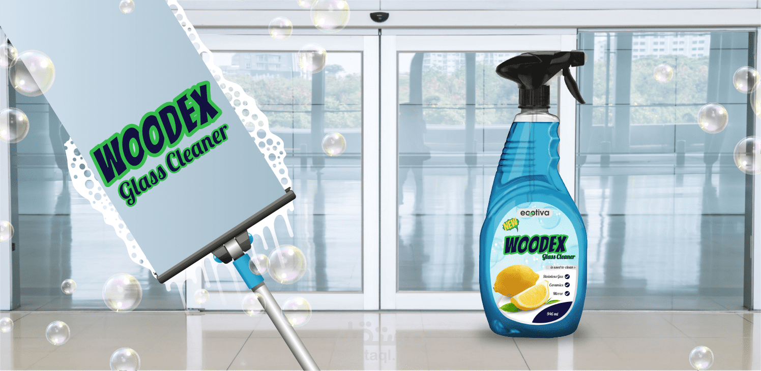 ملصق منظف زجاج ||  Label Glass Cleaner