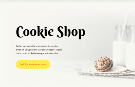 Homemade Cookies  website