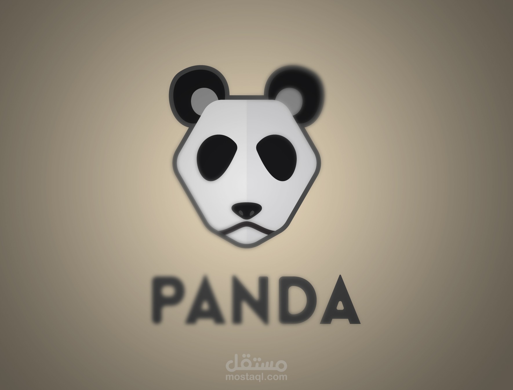 panda logo design