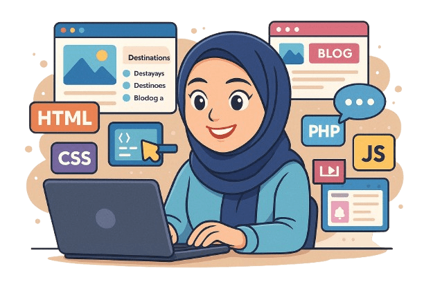 تصميم وبرمجة موقع بورتفوليو شخصي (Portfolio Website)