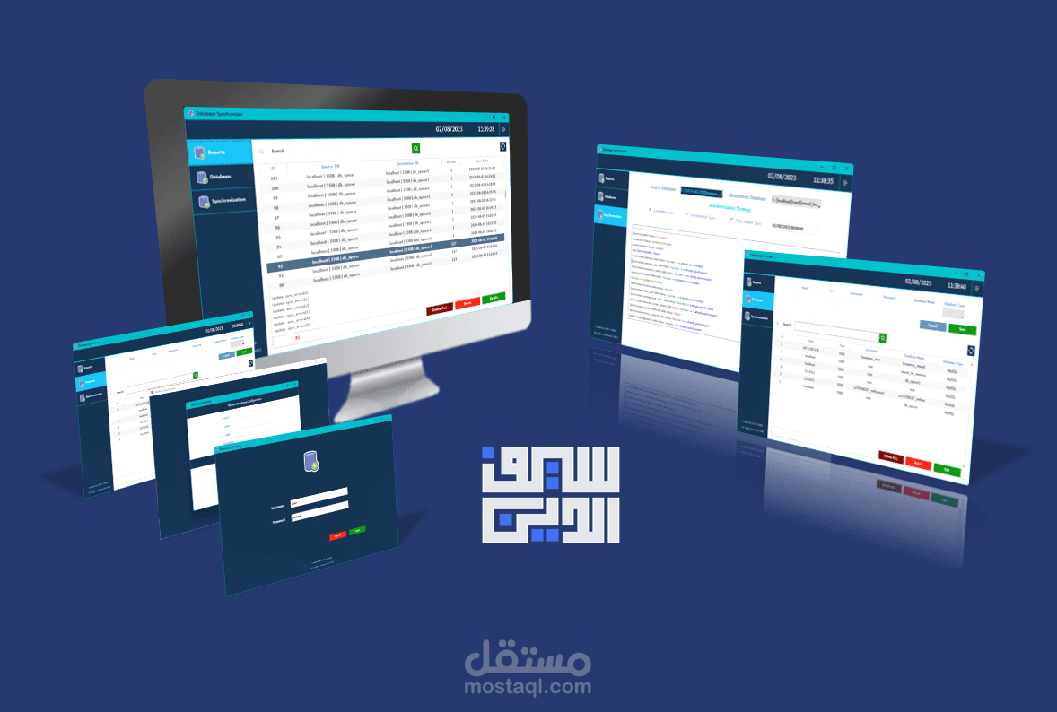 برنامج مزامنة قواعد البيانات MySQL